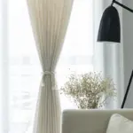 Rideau de gaze pais en lin de style japonais moderne pour fen tre de chambre coucher 859ac6c9 1474 42c7 9397 aab81768875b