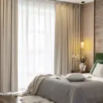 Rideaux occultants pour salon et chambre coucher dentelle litt raire de Style japonais Simple ouverture gauche 4105ff60 599b 4488 ad6f b053d7179ad4