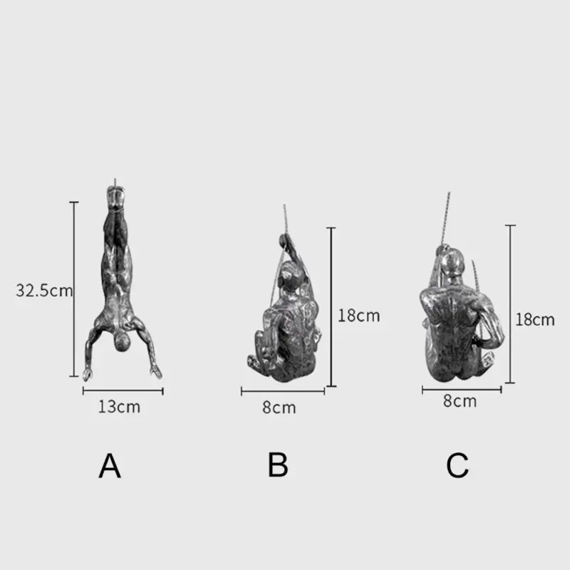 RockClimberWallHanging Homeko11