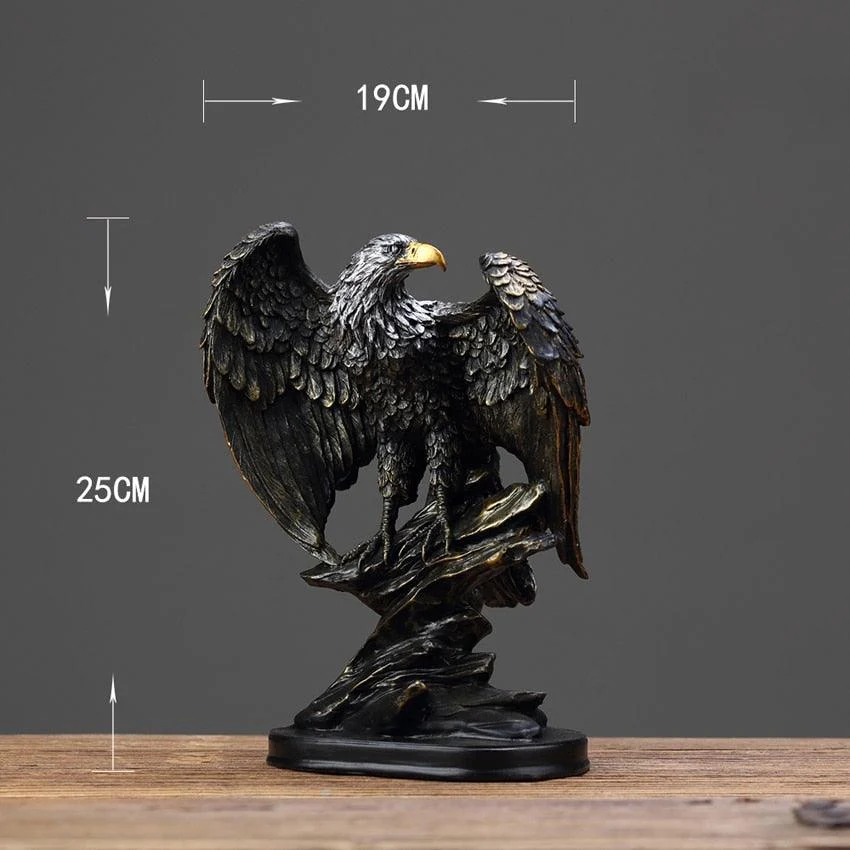 Rock Eagle Figurine - Homeko