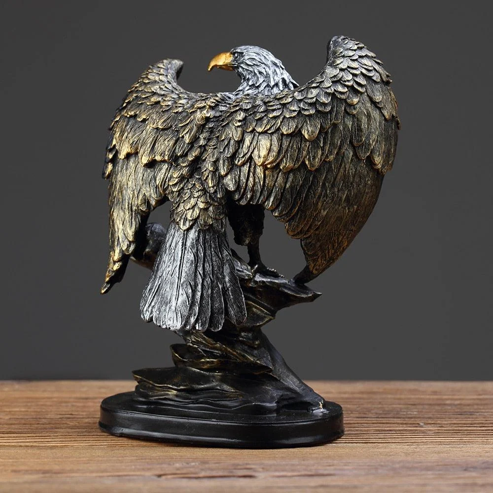 Rock Eagle Figurine - Homeko