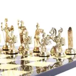 RomeFiguresMetalChessSetwithWalnutPatternedWoodChessBoardSculpturesandStatues-Homeko4 RomeFiguresMetalChessSetwithWalnutPatternedWoodChessBoardSculpturesandStatues Homeko4