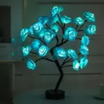 Roos Bloem Boom Lamp 24 Hoofden Roos Tafel Licht Fee Bureau Nachtlampjes Usb Plug Geschenken Voor 0315a128 5bdb 4953 9e84 e4ae469dec98