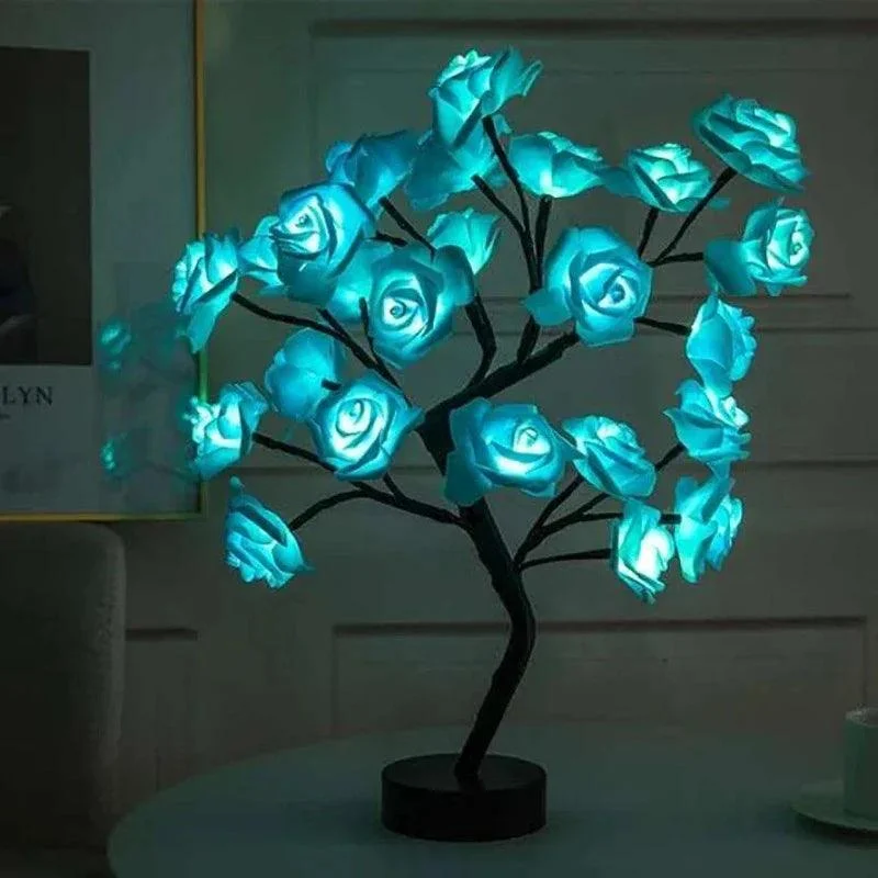 Roos Bloem Boom Lamp 24 Hoofden Roos Tafel Licht Fee Bureau Nachtlampjes Usb Plug Geschenken Voor 0315a128 5bdb 4953 9e84 E4ae469dec98