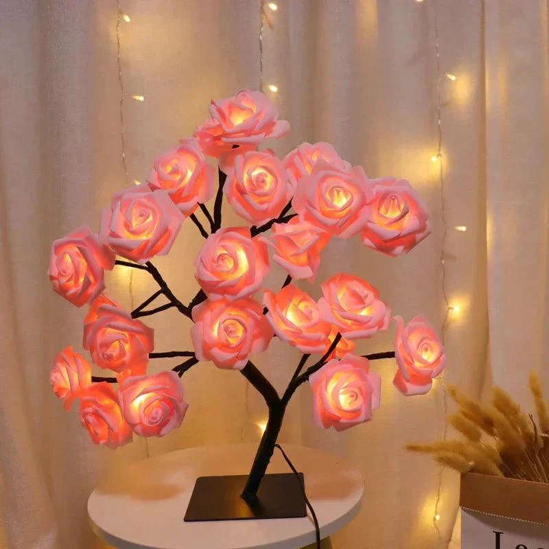 Roos Bloem Boom Lamp 24 Hoofden Roos Tafel Licht Fee Bureau Nachtlampjes Usb Plug Geschenken Voor Dfcaa2d0 1239 4421 9a81 Fd59be619fc6