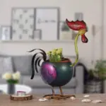 Rooster-Garden-Plant-Pot-Whimsical-Charm-3 Rooster Garden Plant Pot Whimsical Charm