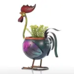 Rooster-Garden-Plant-Pot-Whimsical-Charm-4 Rooster Garden Plant Pot Whimsical Charm