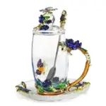 Rosace Handcrafted Tea Set Decorfaure