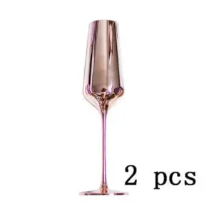 Rose Gold Champagne Flutes