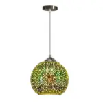 RoseGoldGlassCeilingChandelierLEDColorfulLightingBedroomLampDecorative Homeko6