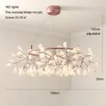 RoseGoldNordicChandelierArtLightingHanginglivingRoomRestaurantKitchenFireflyLampBranchRound-Homeko14 RoseGoldNordicChandelierArtLightingHanginglivingRoomRestaurantKitchenFireflyLampBranchRound Homeko14