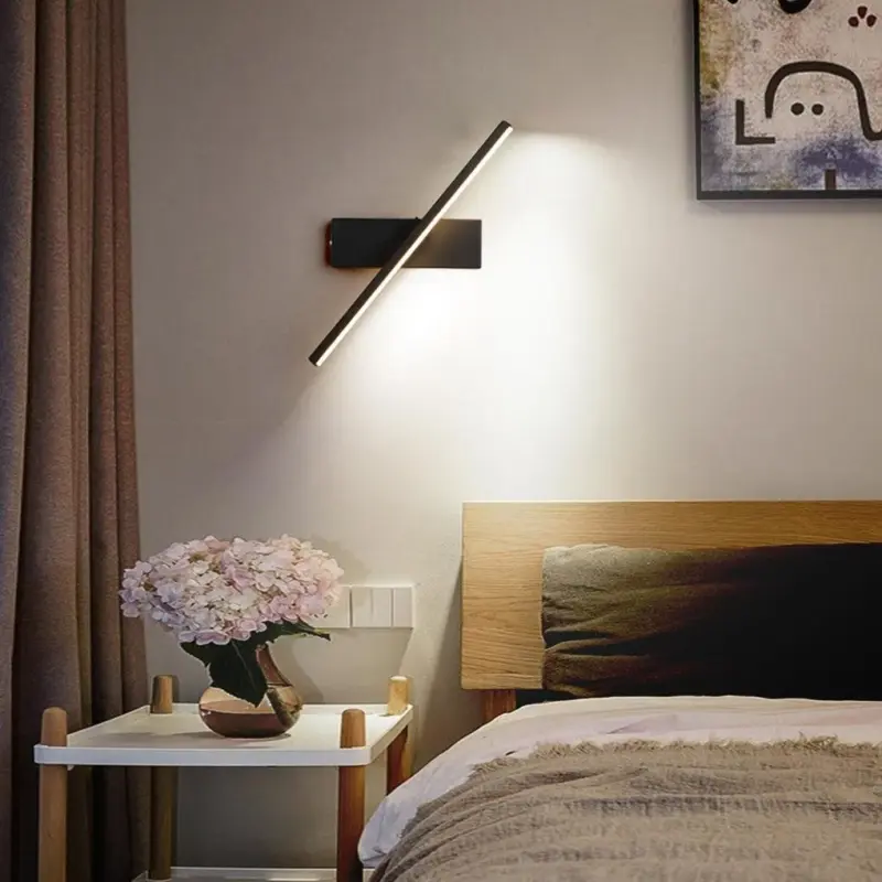 RotatableStripLEDModernWallLampWallSconceLighting Homeko3