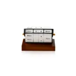 RotatingWheelRetroWoodenCalendar