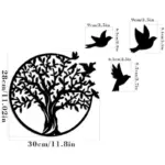 RoundMetalTreeWallDecor Homeko3