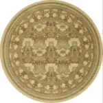 RoundVintagePremiumRugCarpetLivingRoomDecorationWashableforLoungeNon slip Homeko11