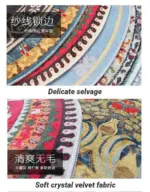 RoundVintagePremiumRugCarpetLivingRoomDecorationWashableforLoungeNon slip Homeko5