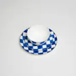 RoyalBlueCheckDinnerwareSet TimelessElegance Homeko9