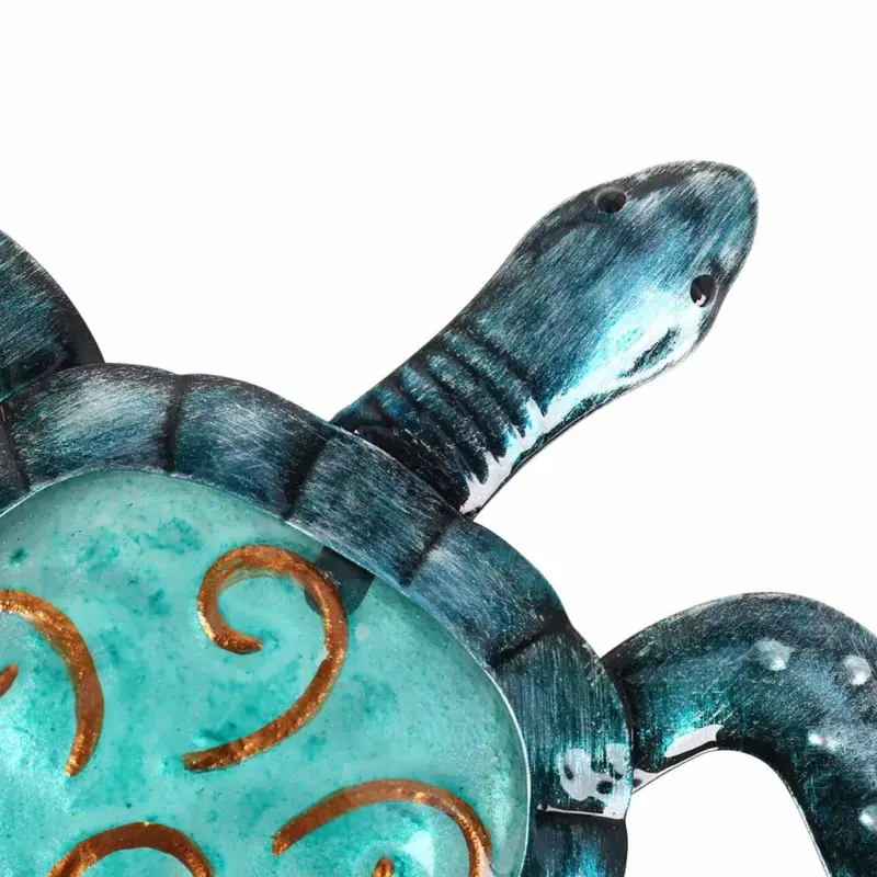 Rustic Turtle Key Hanger Coastal Rustic Decor