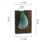 RusticWoodGlassOceanVase