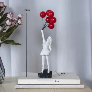 Girl and Balloon Sculpture