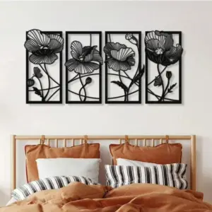Silhouette Wrought Iron Wall Art