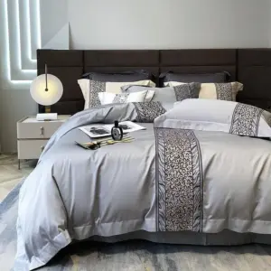 Leopard Grey – Duvet Cover Set Made of Egyptian Cotton