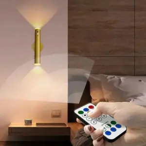 Rechargeable Stick Wall Lamp Sconce With Remote Control