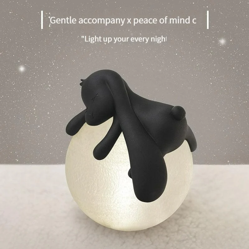 Rabbit On The Moon Lamp - ISTANBULLU LTD