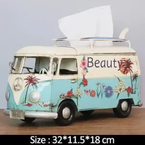 Retro Bus Tissue Boxes: Vintage Charm in Decor