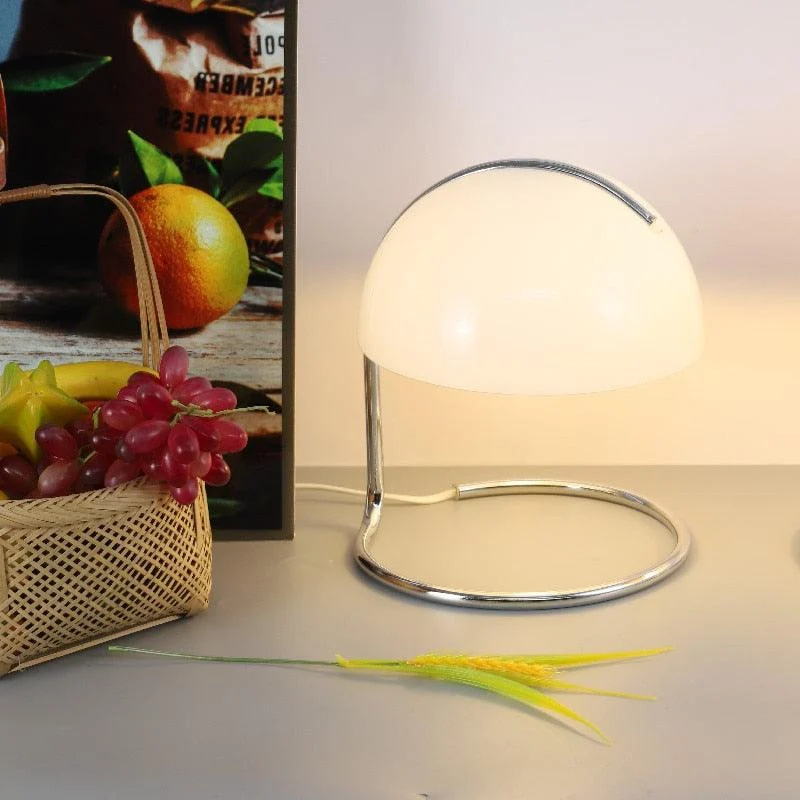 Retro Amber Glass Table Lamp - ISTANBULLU LTD