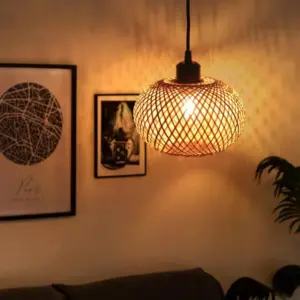 Retro Bamboo Park Medium Pendant