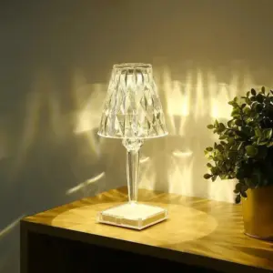 Rechargeable Crystal Table Lamp