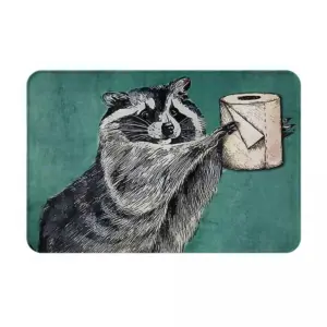 Racoon Bathroom Mat: Quirky Home Decor