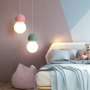 Nordic Led Glass Ball Pendant Light
