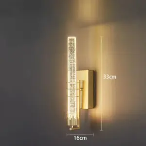 Moriá Crystal Stick Wall Lamp Sconce