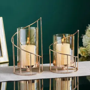 Metal Candle Holder | Completes your dinner table!