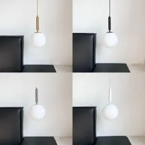 Modern Glass Ball Led Pendant Light Lamp