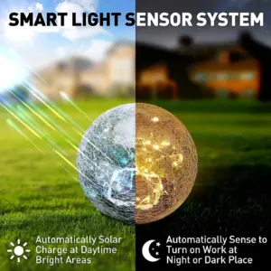 Solar ball - garden lamp - GardenGlimmer - Waterproof Solar energy