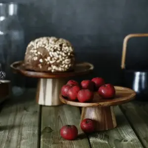 Wood Food Stand