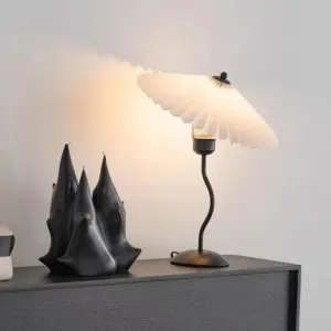 Japanese Style Pleated Table Lamp