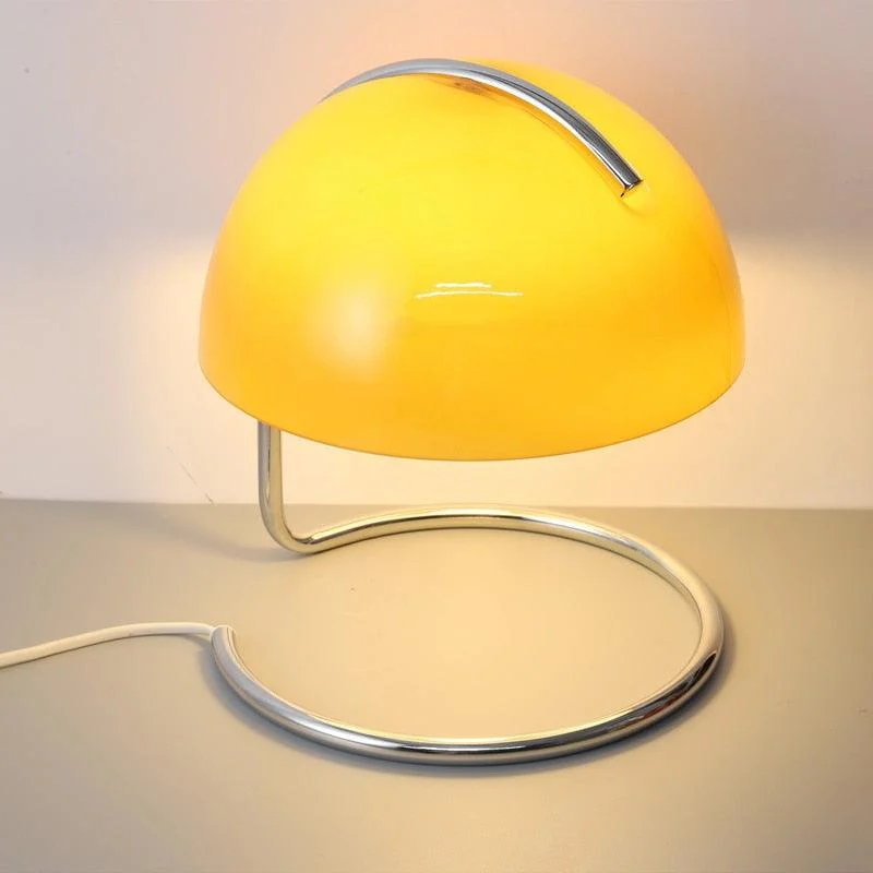 Retro Amber Glass Table Lamp - ISTANBULLU LTD