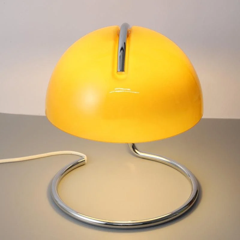 Retro Amber Glass Table Lamp - ISTANBULLU LTD