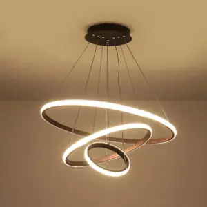 High Brightness Adjustable Ceiling Ring Chandelier