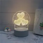 SOLOLANDOR 3D LED Lamp Creative 3D LED Night Lights Novelty Illusion Night Lamp 3D Illusion Table 0a2e11b9 c554 4383 81be baf3fc523e71