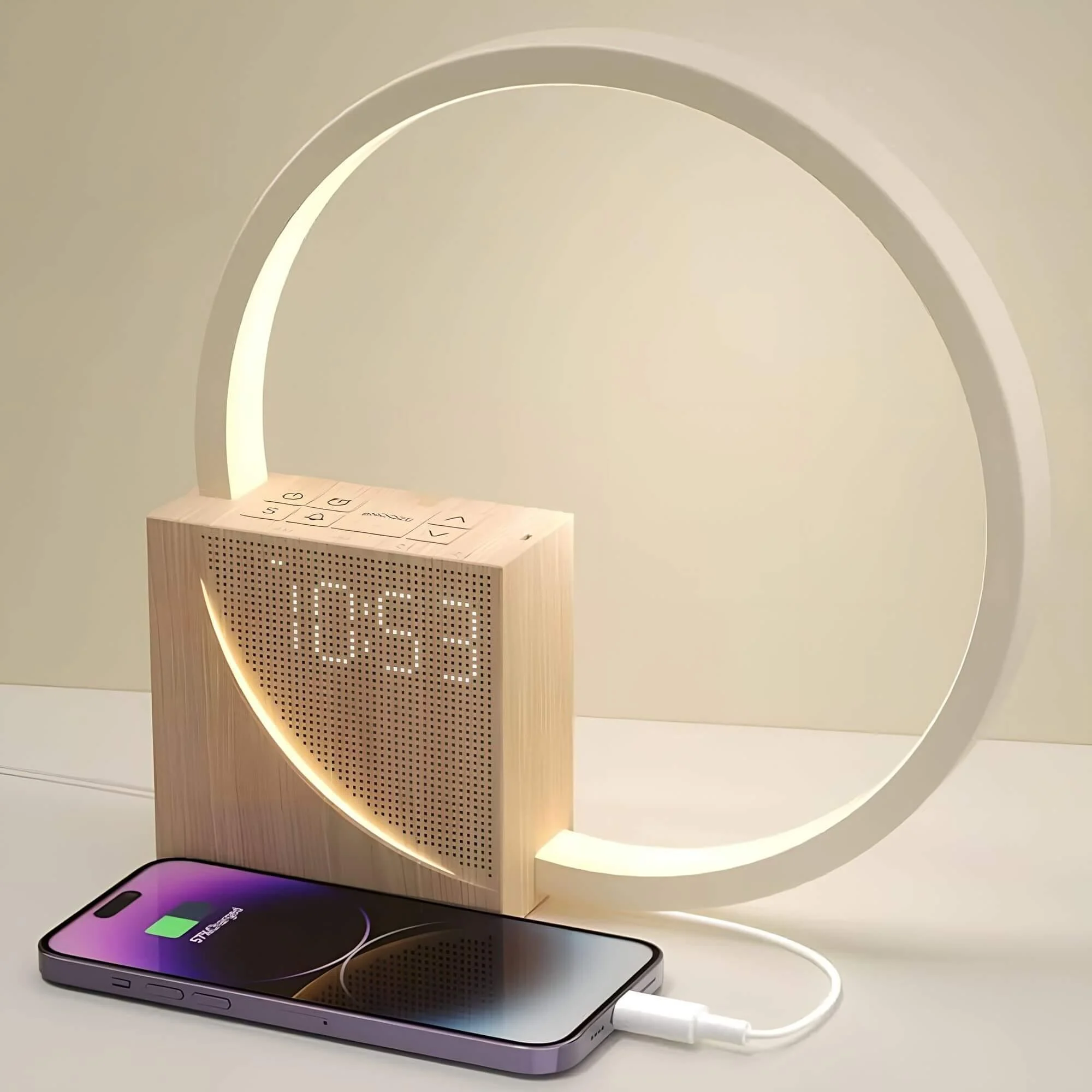 Sunrise Wecker Dimmbarer Touch Lampe Ladegerat Timer Mehr 2 Xlumina