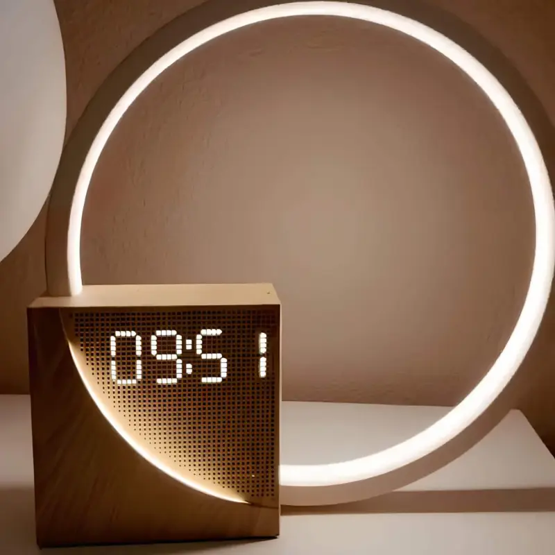 SUNRISE Wecker Dimmbarer Touch Lampe Ladegerat Timer mehr