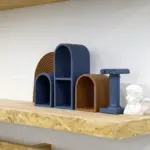 SWEETGO 2 Layers Wood Arch House Home Decoraion for Cupcake Push Cake Dessert Table Nordic Fores bc5ee73b 77ee 4e3c a582 ad34bb0a6a8a