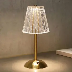 Rechargeable Diamond Table Lamp