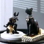 Saakar Hars Egyptische Anubis Hond Kat God Beeldjes Wijnrek Fles Houder Opbergbeeld Huis Woonkamer Desktop Decor.jpg eefb10cb 2951 4136 89ee 6d8dc9895830