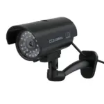 SafeWatchDummyCam SolarbetriebeneAttrappemitBewegungsmelderundLED Lichtschwarz